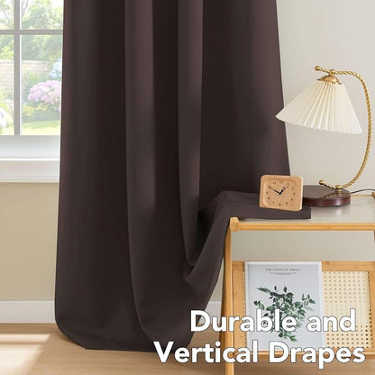 H.VERSAILTEX Brown Blackout Curtains - Image 8
