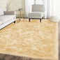 Latepis Yellow Area Rug for Living Room 6x9 Faux Fur Fluffy Rug Washable by Latepis