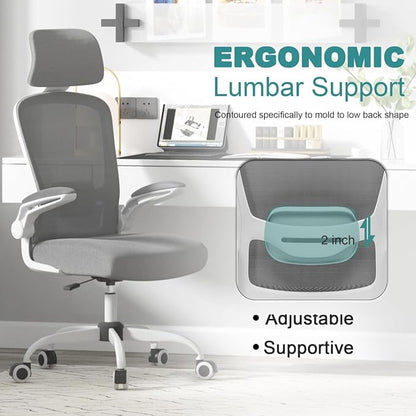 Mimoglad Office Chair, High Back Ergonomic Desk Chair - Image 3