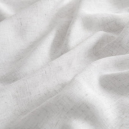 MIULEE Bleached Linen Kitchen Curtain 24 Inches Length 2 Panels Farmhouse | - Image 6