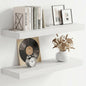 fuqing 20 Inch Floating Shelves | 6.7 Inch Deep White Shelves by Fuqing