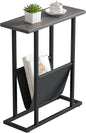 Yusong Narrow Side Table for Small Spaces, Small End Table by Yusong