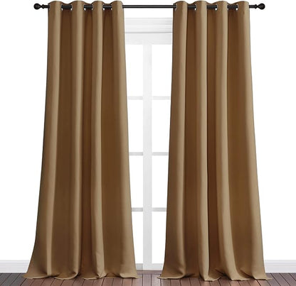 NICETOWN Sleek Blackout Curtains 102 inches Length - Image 2