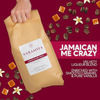 Sarasota Coffee Ground Jamaican Me Crazy | Medium Roast Gourmet Flavored Coffee Grounds | Low Acid, Mold Free, Specialty Grade Flavored Bulk Ground | 5lb (80 oz)