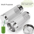 2 Pack Beer Dry Hopper Filters, 2.8 x 7 inch 300 Micron Mesh Hop Strainer with Lid, Stainless Steel Beer Hop Spider with Nylon Bristles, Brewing Filters Straining Keg for Home Coffee Wine Juice