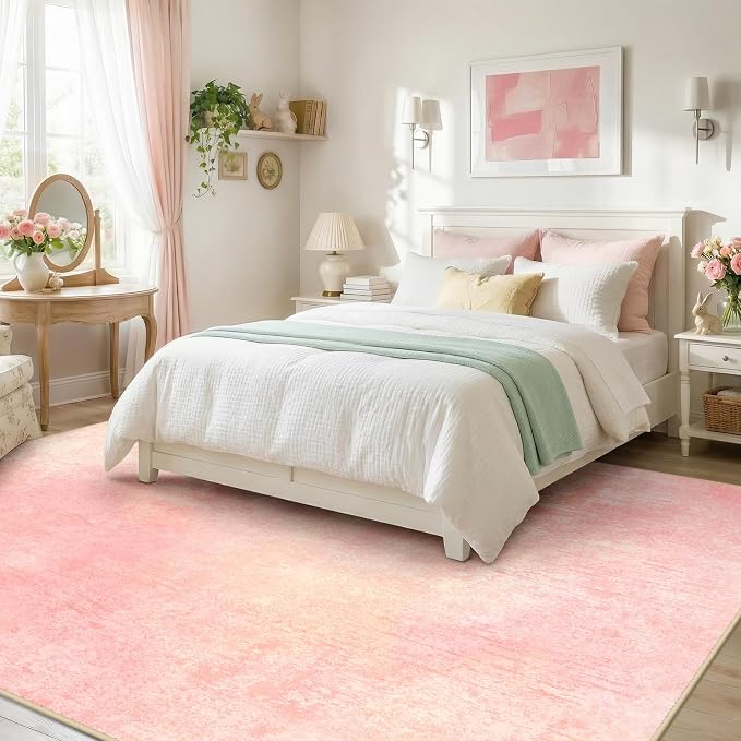 RELEANY Washable 9'x12' Abstract Area Rug - Image 3