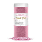 BAKELL Deep Pink Edible Glitter, 50 Grams | TINKER DUST Edible Glitter | KOSHER Certified | 100% Edible Glitter | Cakes, Cupcakes, Cake Pops, Drinks, Dessert Vegan Glitter & Dusts (50g, Deep Pink)