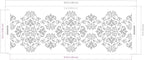 Long Border Cake Stencil, 4" x 12.75" (JAAD)