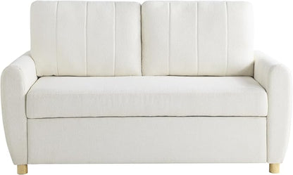 Serta Galway 66.5" Convertible Sleeper Loveseat, Full Size, Dreamcoil Comfort - Image 3