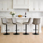 FIRAVOE Swivel Bar Stools Set of 4, Modern Adjustable Bar Stools by FIRAVOE