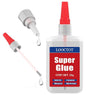 Super Glue with Brush Applicator & Nozzle, 3D Printer Thick Glue by LOOCTOT---ProfessionalGlue