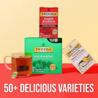 Twinings Extra Strong English Breakfast Black Tea Individually Wrapped Bags, 20 Count (Pack of 6), Robust, Caffeinated, Enjoy Hot or Iced, 120 Teabags