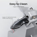 Toogood 8" Commercial Slicer, 1/4 HP Electric Meat Slicer, Italian Carbon Steel Blade, Quiet Performance, Semi-frozen Meat/Cheese/Food Slicer, 0.5mm to 15mm Adjustable Slicing Thickness