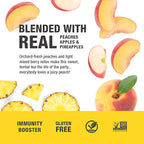 Tiesta Tea - Peach Party, Peach Hibiscus Herbal Tea, Premium Loose Leaf Tea Blend, Non-Caffeinated Fruit Tea, Make Hot or Iced & Up to 200 Cups, 16 oz Resealable Pouch