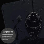 Coffee Tamper Mat for Portafilter - Silicone Tamping Pad -Espresso Machine Accessories (Black)