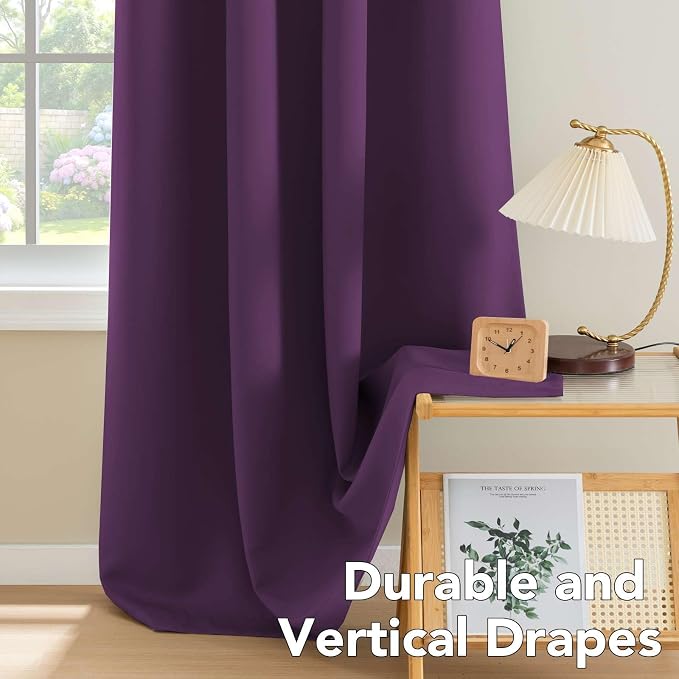 H.VERSAILTEX Blackout Curtains for Bedroom Thermal Insulated Room Darkening - Image 8