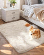 Ophanie Small Ivory Entryway Throw Rugs by Ophanie