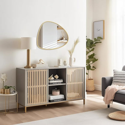 WallBeyond Asymmetrical Mirror, Irregular Wall Mirror, Wall Mirrors Decorative - Image 3