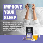 Tiesta Tea - Lavender Chamomile Herbal Tea, Loose Leaf, Calming Blend with Chamomile and Lavender, Caffeine-Free Herbal, Great for Hot or Iced Brews, Resealable Bulk Pouch, 200 Cups, 8 Ounce