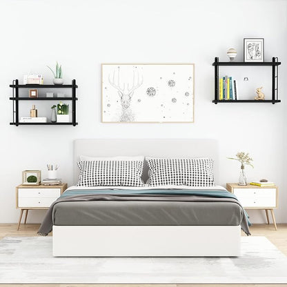 MXCSE Wall Shelves, Wall Mounted Bookshelves, DIY Floating Shelves - Image 4
