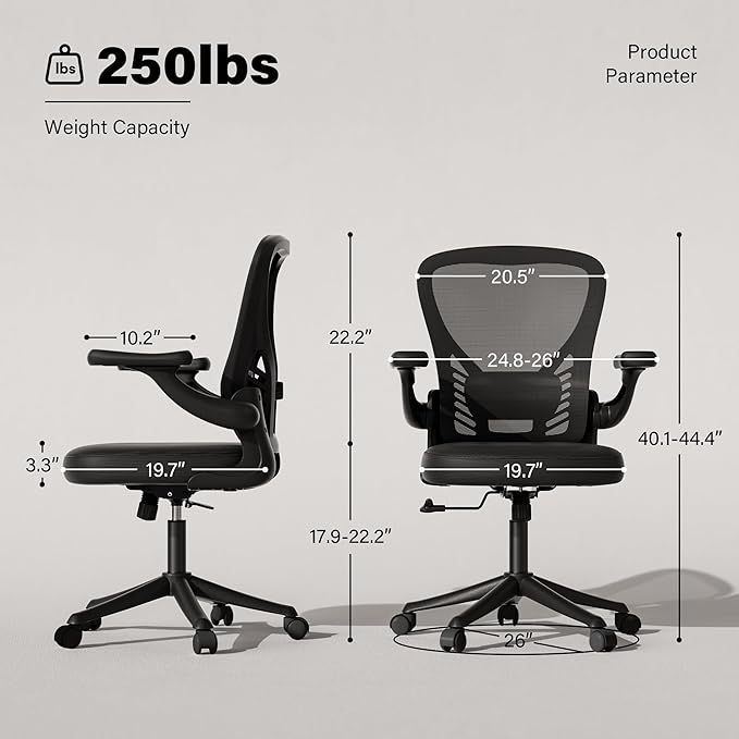 GYI Ergonomic Office Chair, Mesh Desk Chair - Image 2