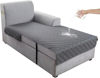 Genina L Shape Couch Cover, Sectional Couch Chaise Covers, Waterproof Washable by Genina