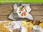 Organic Cheese Cloths, GOTS Certified, 4PCS, Grade 100,20x20Inch Hemmed Cheese Cloth Fabric Reusable Fine Mesh Cloth, 100% Cotton Unbleached Muslin Cheesecloth for Straining, Cooking, Butter,Tea,Tofu