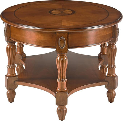 Solid Wood Oval Coffee Table - Image 7