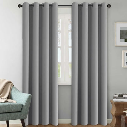 H.VERSAILTEX Blackout Curtains for Bedroom 108 Inches Length, Extra Long by HVERSAILTEX