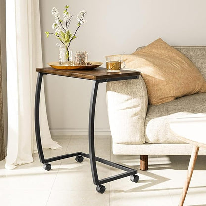 SRIWATANA Side Table, C-Shaped End Table - Image 2