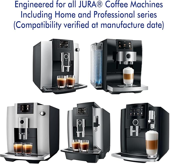 New England Stories Jura Compatible Descaling Tablets 18-Pack - Remove Limescale & Calcium, Improve Coffee Taste for Coffee Machines