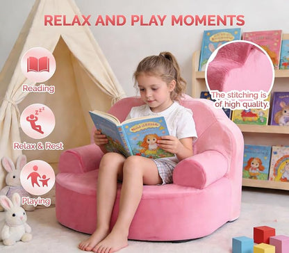 Snuggly Toddler Chair, Soft Kids Sofa - Image 6