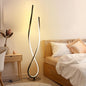 NUÜR Spiral Floor Lamp, Arched Bright Floor Lamps by NU%C3%9CRLightning