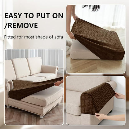 UNBBRRL Stretch Couch Armrest Covers - Image 4