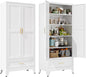 YAUWOH 71''Tall Kitchen Pantry Cabinet by YAUWOHFactoryOutletsColorfulMetalFurniture