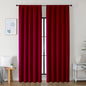 Simplebrand Ava Red Blackout Curtains by Simplebrand