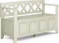 SIMPLIHOME Amherst Entryway Storage Bench by SimpliHome
