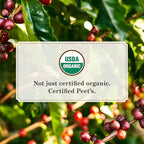 Peet's Coffee, USDA Organic Dark Roast Keurig K-Cup Pods - Alma de la Tierra 60 Count (6 Boxes of 10 K-Cup Pods)
