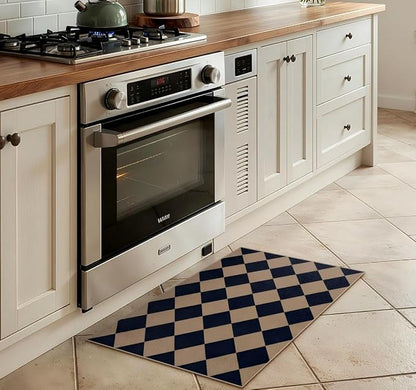 Lahome Checkered Easy Jute Front Door Mat, 2x3 Kitchen Outdoor Rug Washable | - Image 7