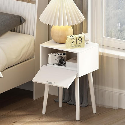 LAATOOREE Nightstands Set of 2, Small Side Table, Bedside Table - Image 4