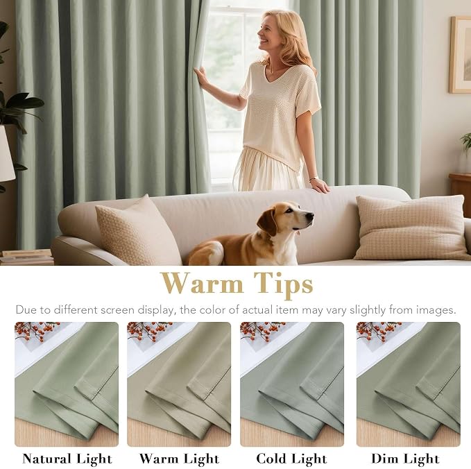 H.VERSAILTEX Premium Blackout Thermal Insulated Room Darkening Curtains - Image 5
