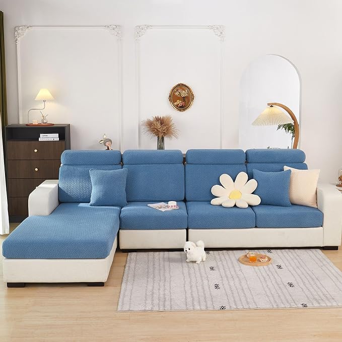 Couch Covers for 2 Cushion Sofa Pet Friendly Couch Cushion Covers Universal - Image 8