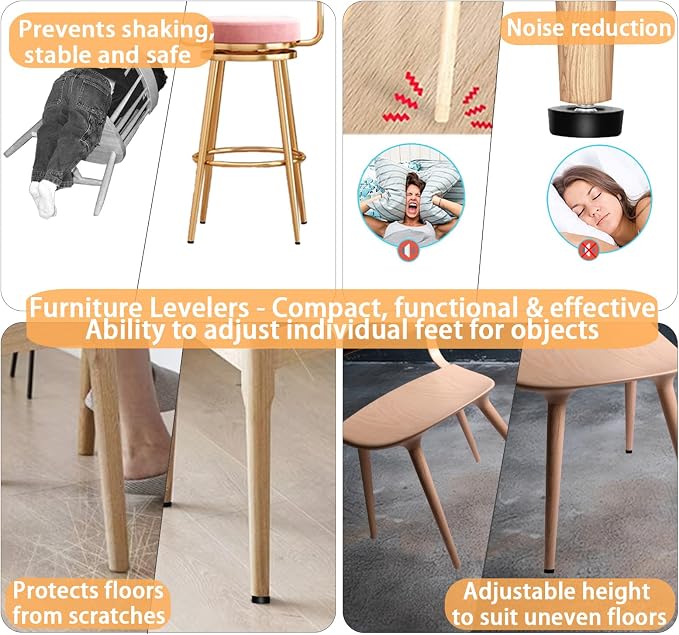 M6 Thread Leveling Feet, Adjustable Furniture Feet Threaded Screw in, Table - Image 4