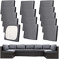 14Pcs Patio Cushion Covers, Outdoor Stretch Cushion Covers, Washable | Stretch by Unknown