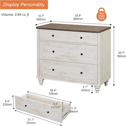 WAMPAT Farmhouse Nightstand - Image 2