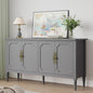 FansaFurn Sideboard with 4 Doors, Mid-Century Console Table with Adjustable by FansaFurn
