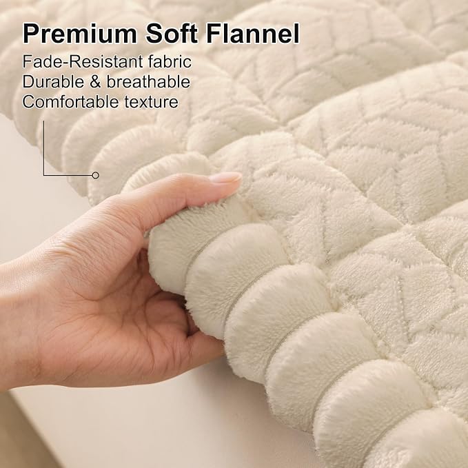 Smiry Couch Cover for Dogs, Non Slip Fuzzy Pet Sofa Arm Covers Washable | Sofa - Image 5