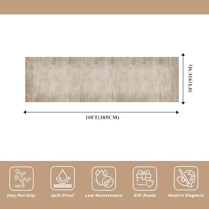 3x10 ft Hallway Runner Rug – Non-Slip Washable Long Carpet Runner - Image 2