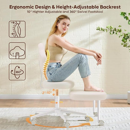 Pinmoco Cross Legged Office Chair - Image 3