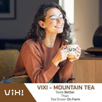 VIXI Green Oolong Tea Loose Leaf, 16.00 Oz, Vietnam's Mountain Tea, Caffeinated, Dried Whole Full Large Leaves, 100% Natural from Ancient Tea Tree, Perfect for Hot and Cold Brew